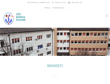 Tablet Screenshot of bolnicazvornik.com